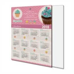 Calendário de Parede | 30x42cm | 4/0 | UV 1/0 Cartão Starlux 250g/m² 30x42 cm : 4x0 UV 1/0  